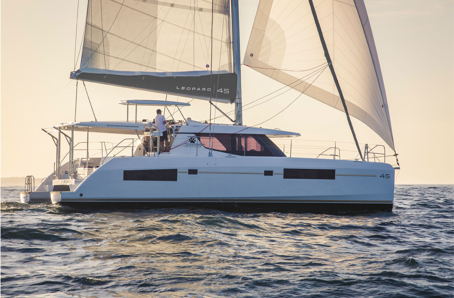 LEOPARD CATAMARANS HAS ADDED A NEW ADDITION TO THE FLEET: THE LEOPARD 45